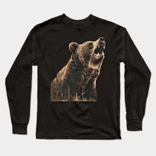 Grizzly Bear Population Long Sleeve T-Shirt